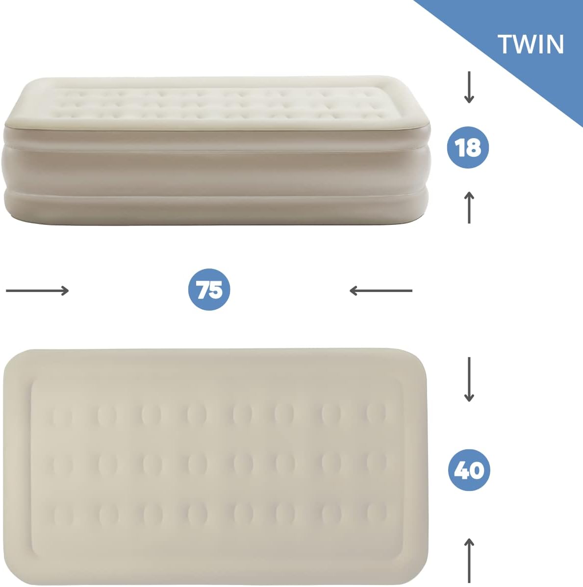 Air Mattress with Built-in AC Pump